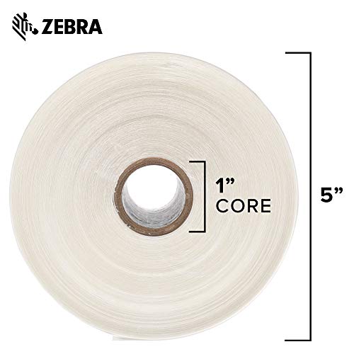 Zebra 4 X 4 In Direct Thermal Paper Labels Z-Perform 2000D Permanent Adhesive Shipping Labels 1 In Core 6 Rolls 10031642Sp #TOP1