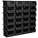 Akro-Mils 30210 AkroBins Plastic Storage Bins, Space-Saving Stackable Bins for Garage, Pantry, Craft Organization, 5-
