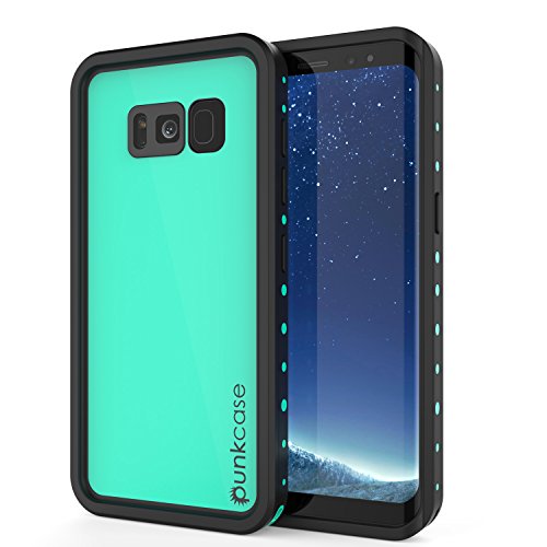 Image of Galaxy S8 Waterproof Case, Punkcase [StudStar Series] [Slim Fit] [IP68 Certified] [Shockproof] [Dirtproof] [Snowproof] Armor Cover for Samsung Galaxy S8 [Teal]
