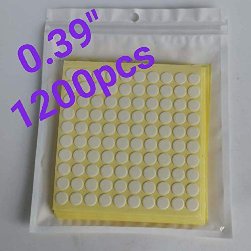 Double Stick Tape Acrylic No Trace Round, Two Sided Tape Strong,Wall Adhesive Strips Removable, Double Sided Tape Clear. (10mm/0.39)