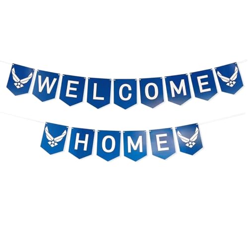 Air Force Welcome Home Banner, Military Celebration Decoration