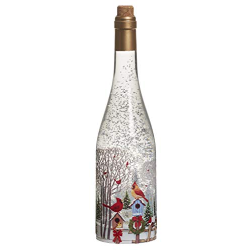 Christmasbyromanincswirlbottlechristmascardinalscene117hledholidayhomedecorchristmasgiftforwinelovers  Urban Country Home Decor Christmas by roman inc swirl bottle christmas cardinal scene 117h led holiday home decor christmas gift for wine lovers  urban country home decor