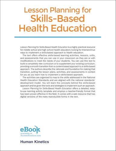 Lesson Planning for Skills-Based Health Education: Meeting Secondary-Level National Standards (SHAPE America set the Standard)