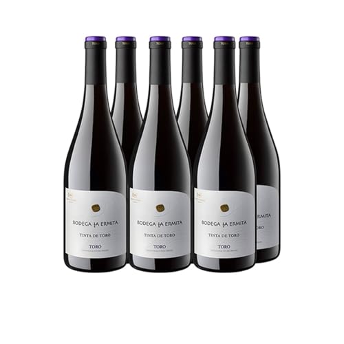 Deliex - Vino Bodega La Ermita Ribera del Duero, Rioja, Jumilla o Toro. 6 botellas de vino tinto a elegir la denominación de Origen (6 Botellas, Toro)