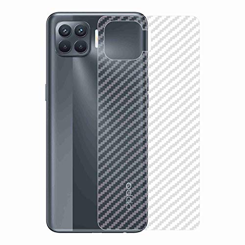 Image of Compatible with Oppo F17 Pro Back Screen Protective Film Carbon Fiber Skin Transparent Screen Guard Sticker