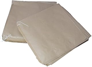 100 Large Kraft Brown Strung Paper Bags Size 12.5 x 12.5" / 315 x 315mm Fruit Veg Food Sandwich Grocery