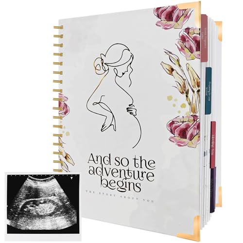 Image of Baby Memory Book for Gender Neutral, Timeless First 3 Years Baby Book, Pregnancy Journal Memory Book for Expecting Moms, Weekly Milestone Baby Book Keepsake, Hardcover with Keepsake Pocket