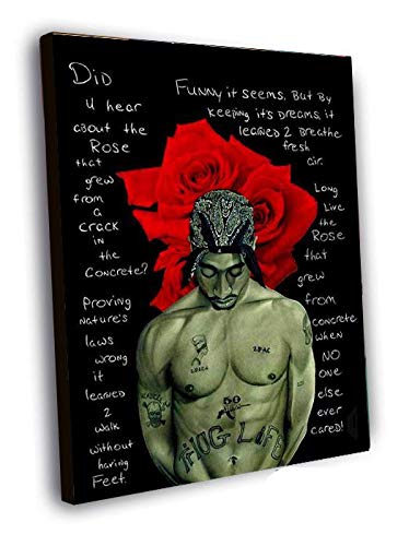 Canvascrafters Art Tupac Shakur canvas frame 40x30cm