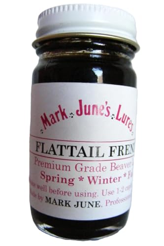 Generic Flattail Frenzy Beaver Lure - Mark June's Lures 1 Ounce Bottle Trapping Supplies