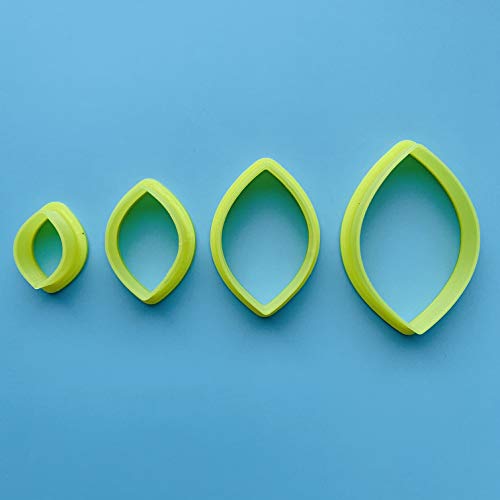 Set of 4 Cat Eye Shape Cutter Set Polymer Clay Cutter