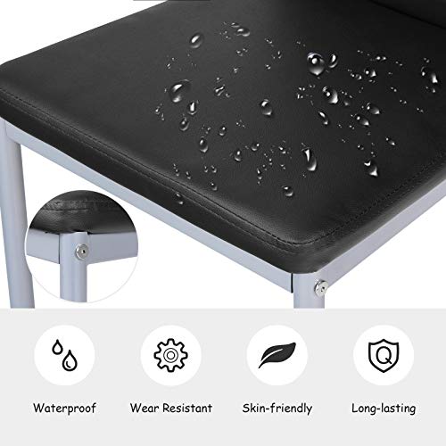 image for Giantex Set of 4 Dining Chairs with High Backrest, Kitchen Chair with 