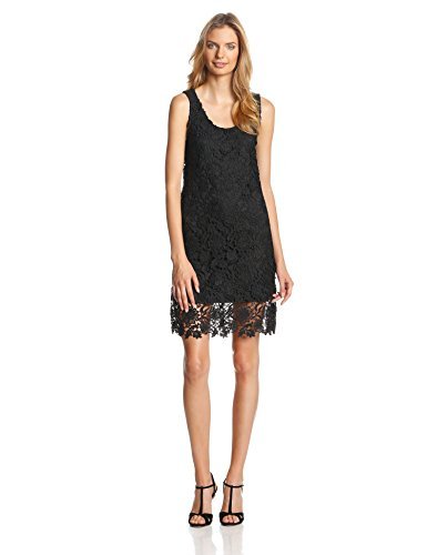 lace dress extender Navy Blue New Scalloped Guipure Lace Dress Extender Dark Chocolate / Small main image 1