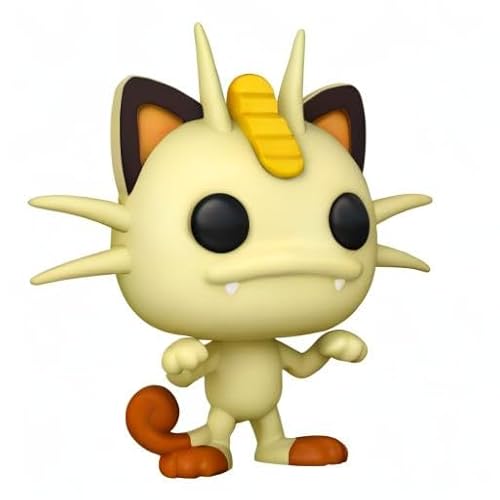 Funko Pop! Games: Pokemon - Meowth - Miaouss - Figurine en Vinyle à Collectionner - Idée de Cadeau - Produits Officiels - Jouets pour Les Enfants et Adultes - Video Games Fans