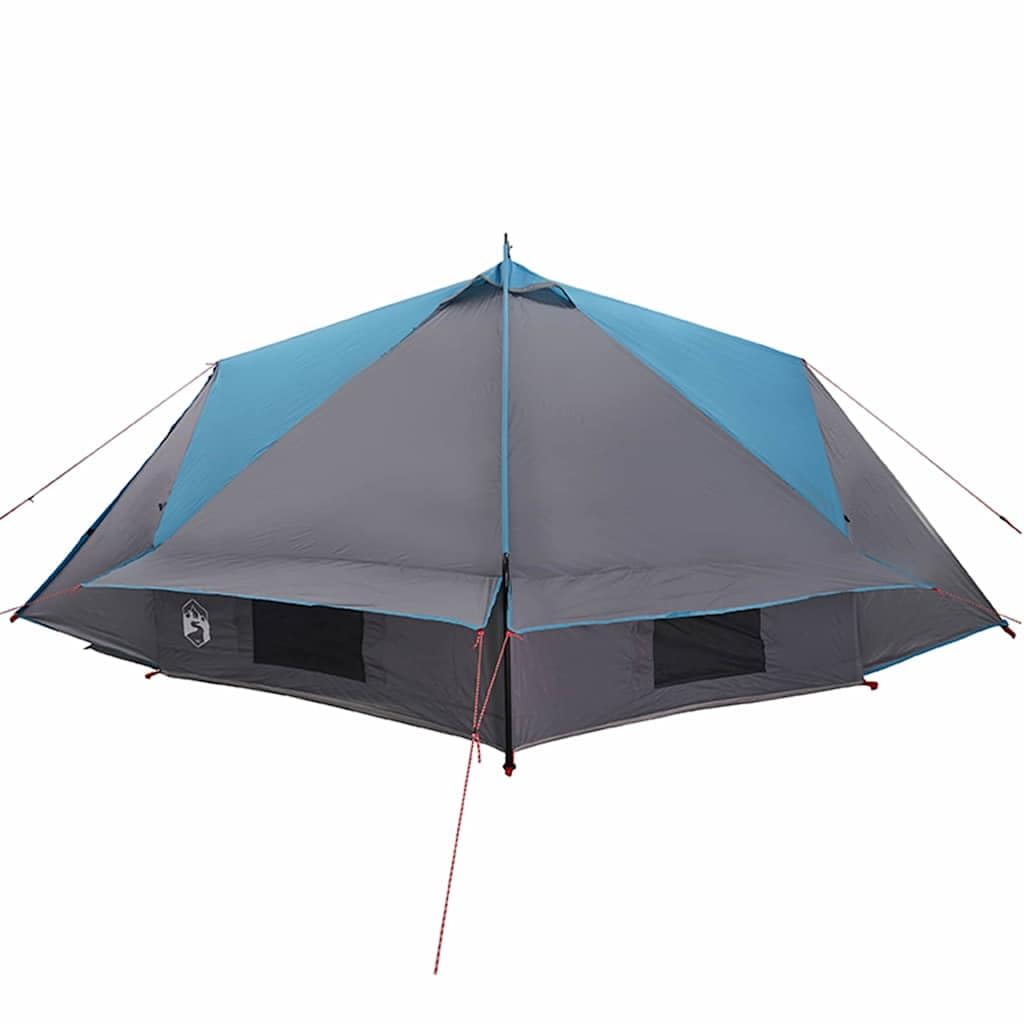 Tenda tepee per 10 persone, in poliestere 185T, verde e bianco, con aste