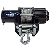 MotoAlliance UTV/ATV 4500lb Winch Kit - 1.8 HP 50 feet Durable Steel Winch Cable for Off Road Traile