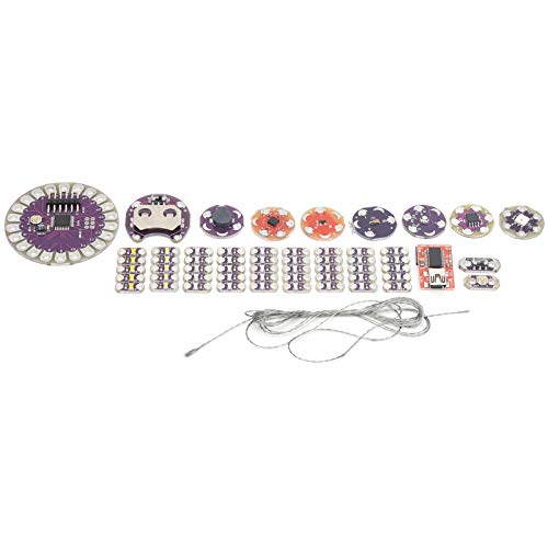 Lilypad Kit, Kit de Hilo Conductor de Costura PCB, Kit de Inicio electrónico, Explore la Costura electrónica y los Textiles electrónicos