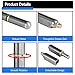 10 PCS 3-1/2 in Weld On Hinges, Weldable Hinge with Grease Zerk, Greasable Pivot Hinge for Metal Gates, BBQ Smoker, Doors, Trailers, Toolboxes, Welding Projects