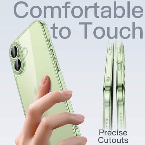 Image of JETech Slim Case for iPhone 17 6.3-Inch with Camera Lens Full Protection, Ultra-Thin Lightweight Clear Minimalist Protective Phone Cover (Sage)