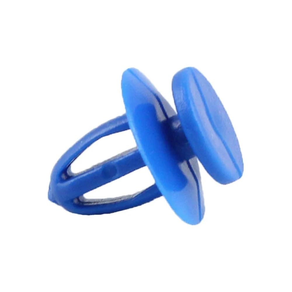GLBMLMTHZP 30Pcs Car Door Panel Bumper Retainer Fixed Clips 9mm Blue Auto Vehicle Interior Card Moulding Clamps