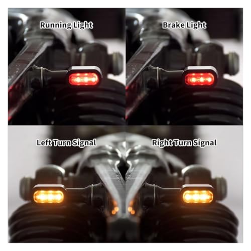Feu clignotant LED moto Sportster XL finition Chrome Light durable