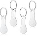 Produktbild Luvadeyo 4 Shopping Trolley removers Made of Stainless Steel, Removable Shopping Trolley Token as Key fob, Shopping Trolley Token Key Attachment