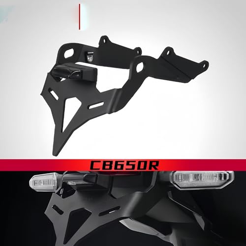 Support de plaque d'immatriculation moto finition premium pour Honda CB650R 2023