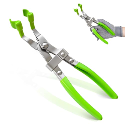 Ayxwkyfc Spark Plug Boot Pliers, Spark Plug Boot Removal Tool, 45° Spark Plug Wire Removal Tool, Suitable for Removing Broken Spark Plugs and Hard-to-Reach Spark Plug Sockets