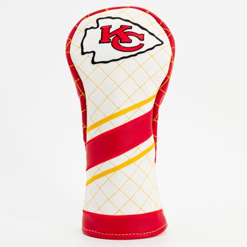 Team Golf NFL Kansas City Chiefs Quilted Fairway Headcover (Striped)