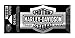 Harley-Davidson Long Bar & Shield Decal Chrome, MD Size Sticker D3121C