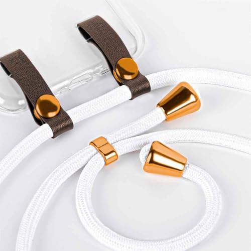Chaîne de téléphone Honor 20 coque cordon réglable blanc moex - 2
