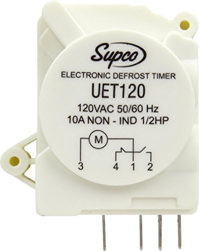 Supco UET120 Refrigerator Defrost Timer Control Universal 120 Volt Electronic , White image 3