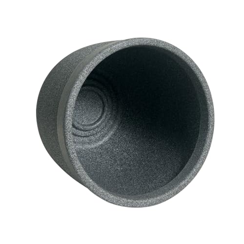 Image of Harshdeep Roto Pots 12 Inch - Milano - Indoor Outdoor Home Living Room Balcony Garden Decorative Big Size Planter, Light Weight and Durable UV Resistant (Grey Stone)