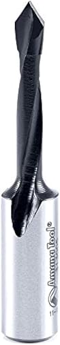Amana Tool 313005 Carbide Tipped Through-Hole Boring Bit R/H 5mm D x 57mm Long x 10mm SHK