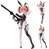 La figura de Bunny Rapid Action Squad Sniper Leoni Bunny Girl está hecha de material de PVC que tiene una textura fina. No se decolora ni se deforma incluso con la exposición diaria, agradable para una presentación a largo plazo