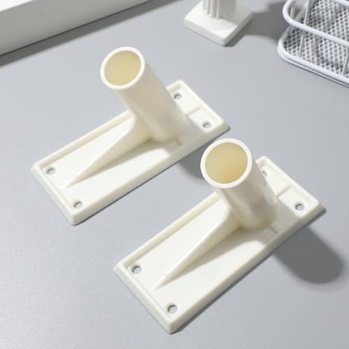 Support de mât de drapeau adhésif sans perçage pour fixation murale stable lot de 2 - 4