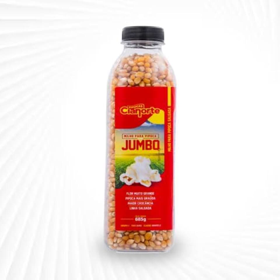 Milho para Pipoca Jumbo, Tipo Butterfly, Grãos Premium, Linha Salgada, 685g