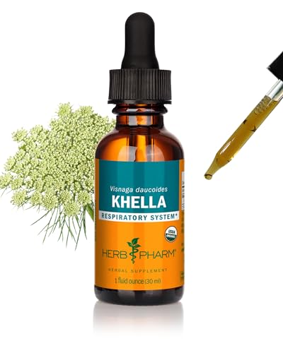 Herb Pharm Khella Liquid Extract for Respiratory System Support -...