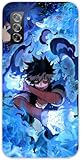 Bisaten Compatible with Samsung Galaxy S21 FE Case with Mha with Dabi 989 Anime,Thin Soft Transparent Shell TPU Silicone Phone Case, Clear L5662
