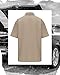 FB County Short Sleeve 1/2 Zip with Chest Pockets, Khaki, Large - Heavy Cotton-Poly, Casual Breathable Shirts for Men & Women