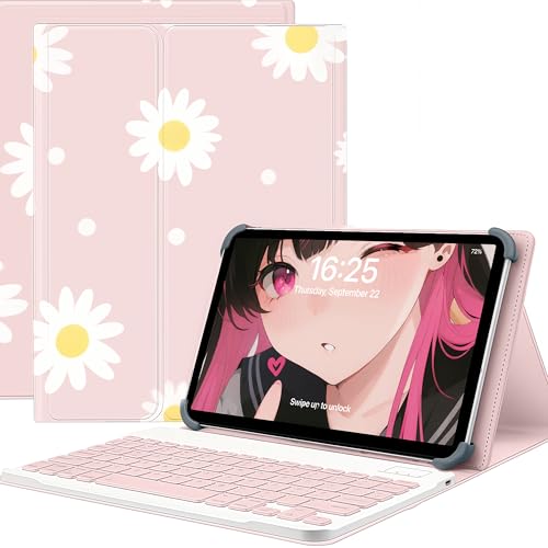 For TCL TAB 11 Gen2 �P�[�X �J�o�[ 11�C���` �^�u���b�g���C�����X ���C������ �X�^���h�@�\ �������L�[�{�[�h�t�� �l��TPU�t�b�N�Œ� Bluetooth�L�[�{�[�h �ϏՌ� PU���U�[ ����PU���U�[ Type-C�[�d�Ή� (�t����