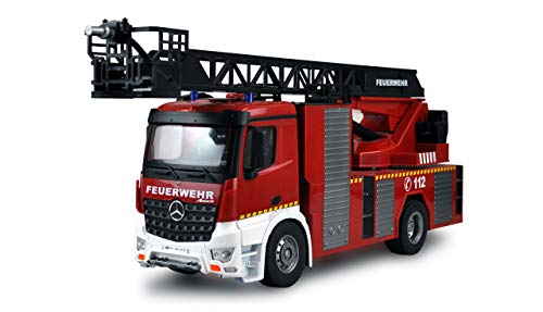 Amewi 22502 Mercedes-Benz Feuerwehr Drehleiterfahrzeug 1:18, RTR,...