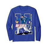 佐々木良希|ロサンゼルスD MLB野球選手|MLBROS202M 長袖Tシャツ