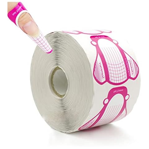 500 Stuks Nagel Schablonen, Modellier-Schablone Selbstklebend, Nagel Schablone für Gelnägel Cover