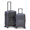 ORIYANA-Lightweight-ABS-Luggage-Bag-Set-2-Piece-Hardside-Spinner-Suitcase-Medium-Size-Checked-and-Cabin-Size-Dark-Grey-2-Piece-Set-2024-inch ORIYANA Lightweight ABS Luggage Bag Set, 2 Piece Hardside Spinner Suitcase, Medium Size Checked and Cabin Size (Dark Grey, 2 Piece Set (20+24 inch))
