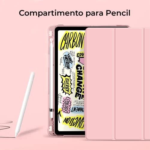 Capa iPad 7ª/8ª/9ª Geração 10.2″ - WB Ultra Leve Antichoque (Rosa)