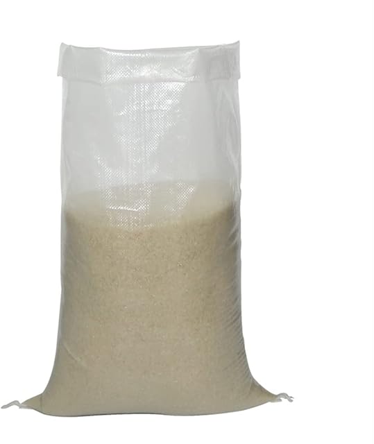 A&A SUPPLIES UK - Clear Large Woven Rubble Builder Sacks Strong Bags - Heavy Duty 70 X 140 CM (27.5 X 55") (10)