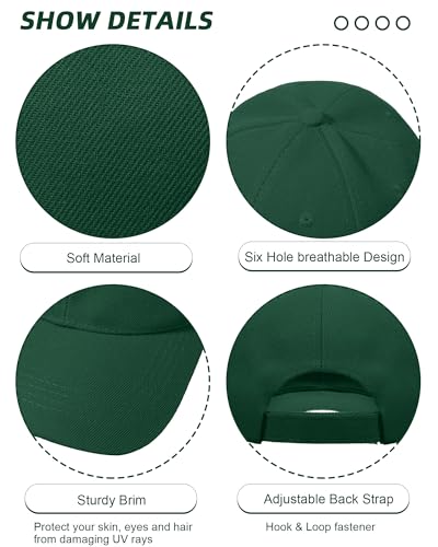 Image of Foaincore 36 Pack Blank Baseball Cap Bulk Adjustable Back Strap Sublimation Hats Plain Unisex Trucker Hat for Men Women