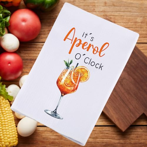 JNIAP Aperol Spritz Kitchen Towel Aperol Spritz Themed Gift Aperol Spritz Dish Towel Italian Aperol Spritz Lover Gifts Aperol Spritz Hand Towels (Aperol KT) by JNIAP - Used condition - Image 7