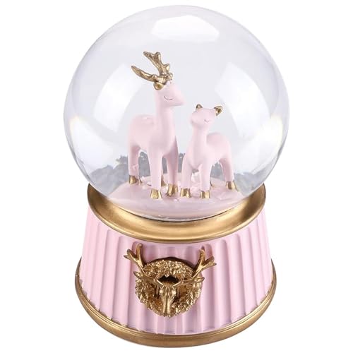 La mejor selección de Globos de nieve , tabla con los diez mejores. 45 Bemonew Caja de música Globo de Nieve Caja música 2 Adorable Globo Nieve Alce pie con LED 5x3x3 Pulgadas Decorativo con Pilas para Estante, Escritorio, Regalos cumpleaños