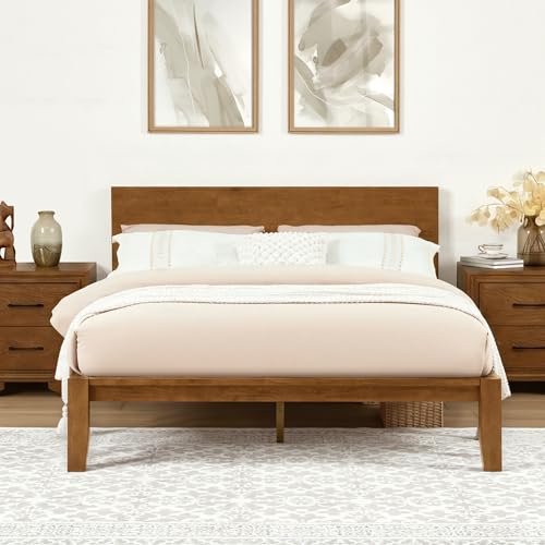 Softa Queen Japanese Joinery Bed Frame with Headboard